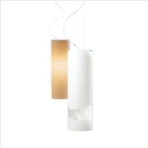   One Light Suspension Pendant in Satin Nickel Shade Color: Clear Opal