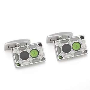  Amazing Stainless Steel Rounders Cufflinks for Men (Gray 
