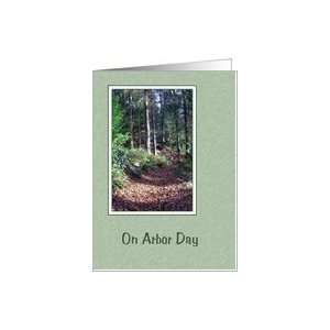 Arbor Day   Woodland Scene Card