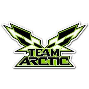  Arctic Cat Team Snowmobile Racing Car Bumper Sticker 7x3 
