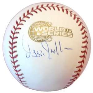  Autographed Ozzie Guillen Ball   2005 World Series 
