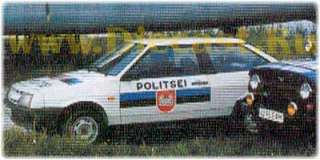 VAZ Lada 2108 Samara Estonia East Europe Tartu POLICE Car 143 Limited 