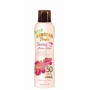 Hawaiian Tropic Baby Creme with SPF 50 Sunscreen 6, oz (Quantity of 3)
