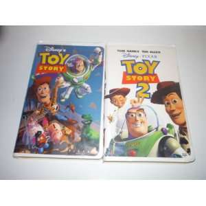  TOY STORY & TOY STORY 2 VHS MOVIE LOT 