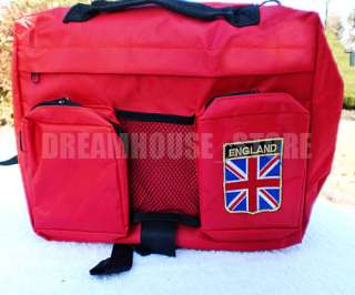 Red Waterproof Travel Camping Hiking Dog Back Pack BAG  