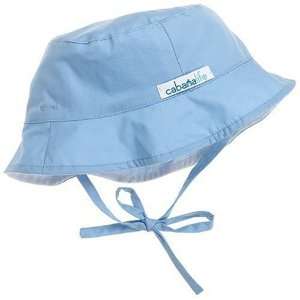 UV Protective Reversible Hat   Blue / White 6 18 Months