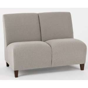  2 Seat Armless Sofa in Standard Fabric or Vinyl 