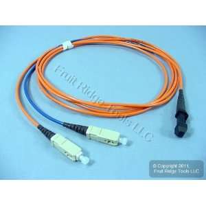  2M Leviton Fiber Optic Patch Cable Cord MT RJ DX SC 