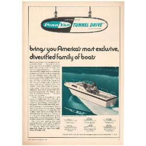   23 Avenger Cuddy Cabin Tunnel Boat Print Ad (51298): Home & Kitchen