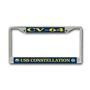  USS Constellation CV 64 License Plate Frame: Everything 