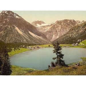 Vintage Travel Poster   Arosa the Upper Lake Grisons Switzerland 24 X 