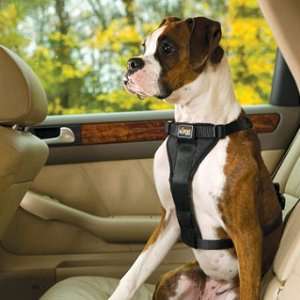 Tru Fit Smart Harness with Seat Belt Loop   Black, Large For dogs 50 