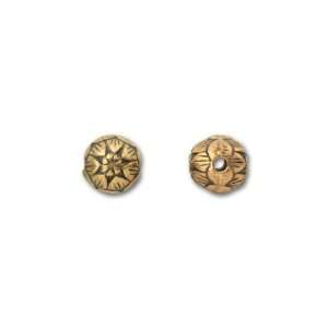   : Metallite® 8mm Antique Gold Water Lily Bead: Arts, Crafts & Sewing