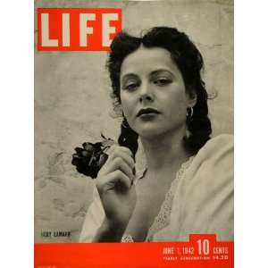  1942 Cover LIFE Vienna Actress Hedy Lamarr Portuguese 