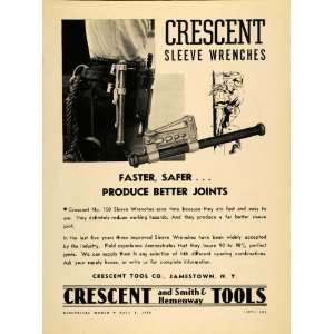  1939 Ad Crescent Tool Co Smith & Hemenway Tool Wrenches 