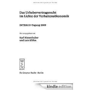   Urheberrecht) (German Edition) Karl Riesenhuber, Lars Klöhn 