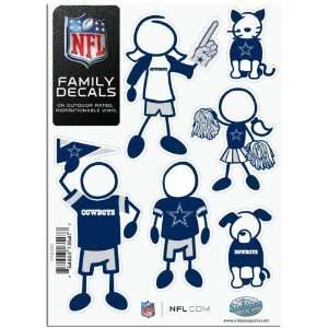 Dallas Cowboys Family Decal Small Package