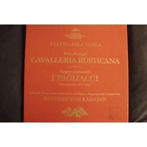   Scala Cavalleria Rusticana I Pagliacci Herbert Von Karajan Music
