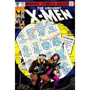 Uncanny X Men #141 Cover Wolverine, Pryde and Kitty Charging by John 