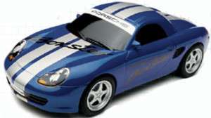 Porsche boxster, blue, Scalextric C2737D  