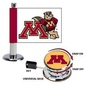  University of Minnesota Flag HoodEz w/ free flat medallion 