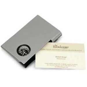  Silver Business Card Holder