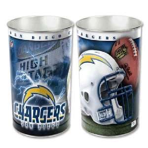   Diego Chargers NFL Tapered Wastebasket (15 Height) Sports & Outdoors
