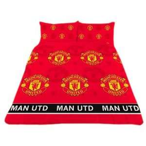  Manchester United FC. Double Duvet Set   Red Sports 