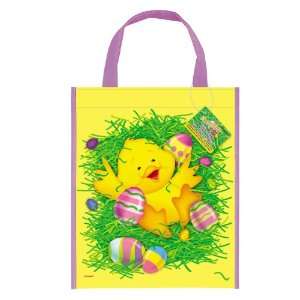    Easter Ducky Egg Hunt Party Tote Bag (1 count): Everything Else