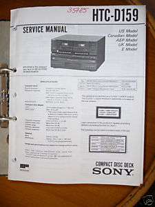 Service Manual Sony HTC D159 HiFi Anlage,ORIGINAL!  