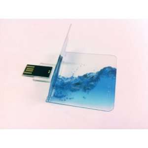  Water Art Credit Card Flash Drive 4GB: Electronics