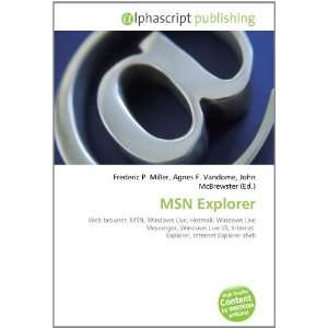  MSN Explorer (9786133612280) Books