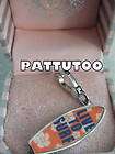 nib juicy couture surfboard charm silver  
