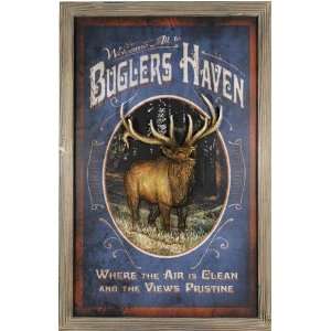  Rivers Edge Buglers Haven 3 D Pub Sign: Home & Kitchen