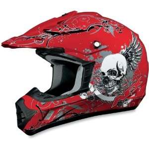  AFX Red Skull FX 17 Helmet XLarge Automotive