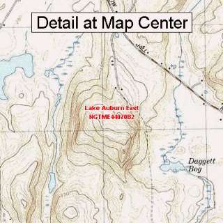   Map   Lake Auburn East, Maine (Folded/Waterproof)