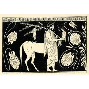   Greek Mythology Creature Art   Original Engraving