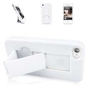  2012 Smart Stand Hard Case for iPhone 4S/4(White) Cell 