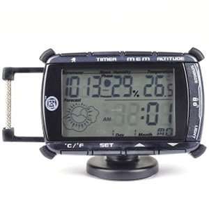  D&W Pocket Digital Weather Station Forecaster Travel Clock 