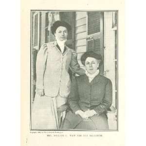  1909 Print Mrs William H Taft Daughter: Everything Else