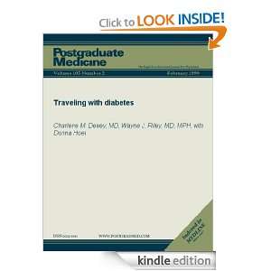 Traveling with Diabetes (Postgraduate Medicine) Wayne J. Riley 