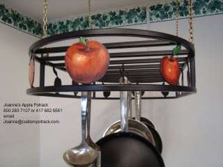   joanne custompotrack com product description pot rack with apples