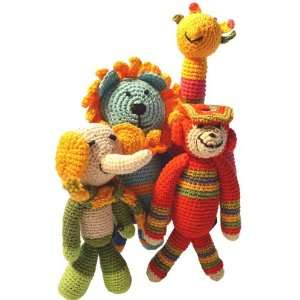  Hand Knit Jungle Animals (4 To Choose From) Baby