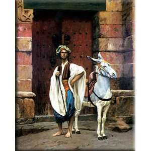   Donkey 13x16 Streched Canvas Art by Gerome, Jean Leon
