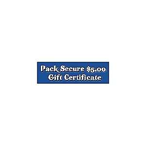  Pack Secure Gift Certificate $5.00