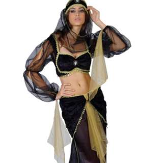 Sexy Arabian Princess Belly Dancer Fancy Dress Costume  