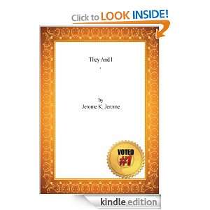  They and I eBook Jerome K. Jerome Kindle Store