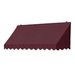    6 Ft. Traditional Window Awning Burgundy: Patio, Lawn & Garden