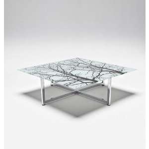  Innovation USA Graphic Square Glass Coffee Table