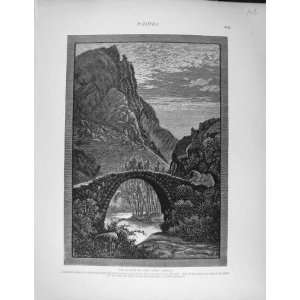  Cliffs Suk Wady Barada Bridge River Palestine 1881